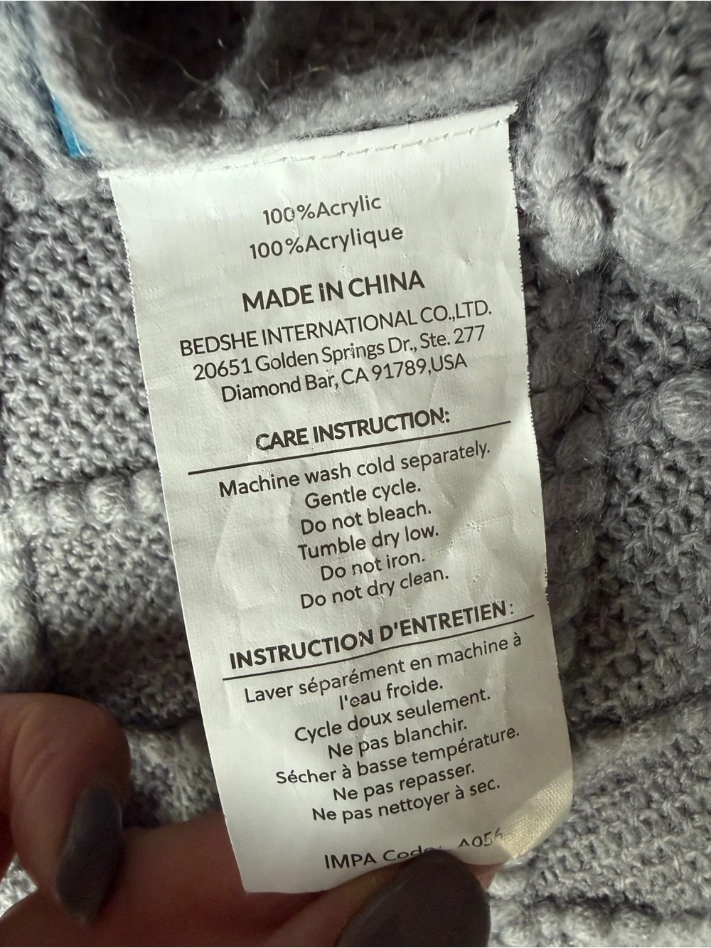 Cozy Gray Woven Fringe Throw Blanket